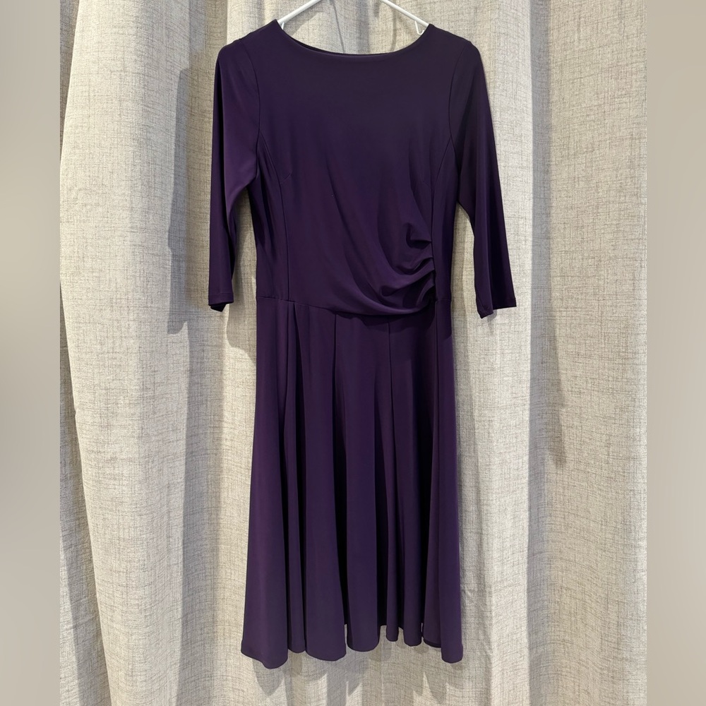 Purple dress size 4, like new condition.